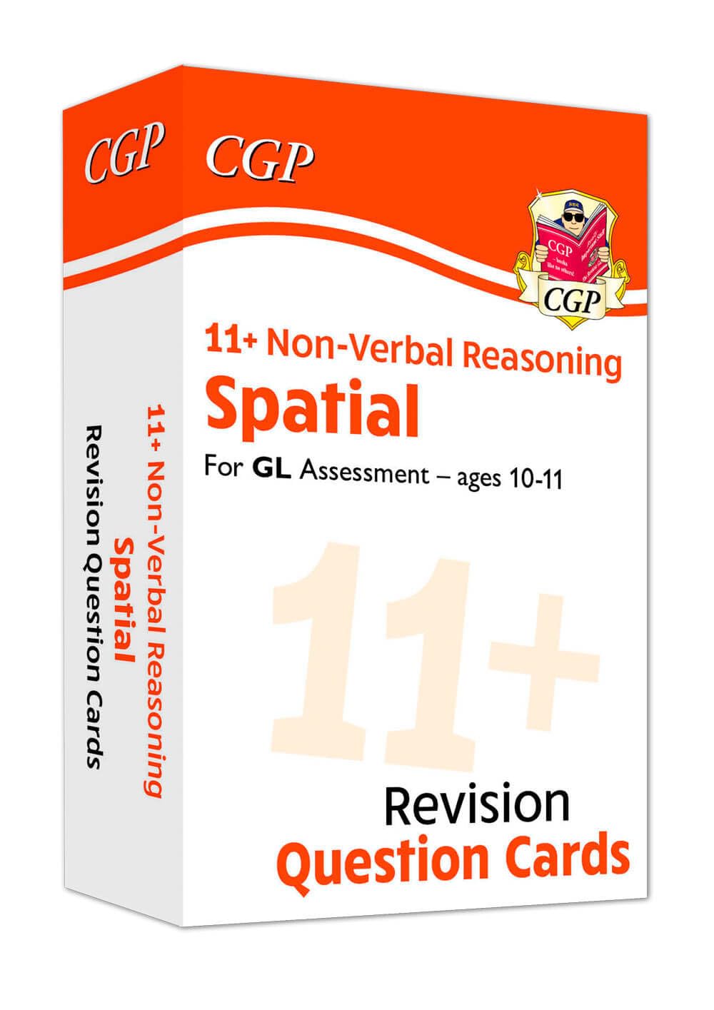 11+ GL Revision Question Cards: Non-Verbal Reasoning Spatial - Ages 10-11: for the 2026 tests (CGP GL 11+ Ages 10-11)
