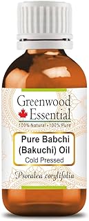 Greenwood Essential Pure Babchi (Bakuchi) Oil (Psoralea corylifolia) 15ml (0.50 oz)