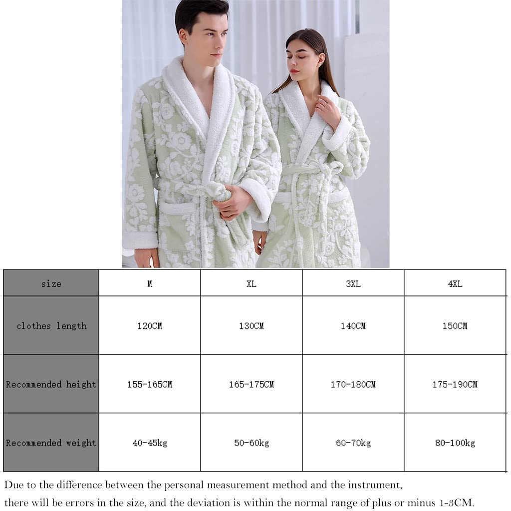 Peignoir Homme Chaud Et Épais En Polaire Douce - Robe De Chambre Luxueuse Pour L'Hiver, Gris Foncé, Taille XL
