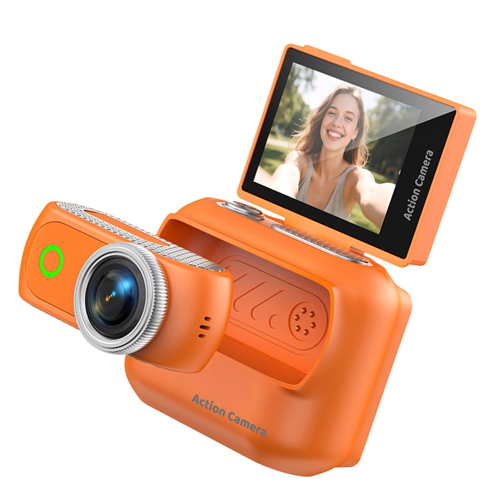 Caméra de sport transparente avec carte de 32 Go, orange1