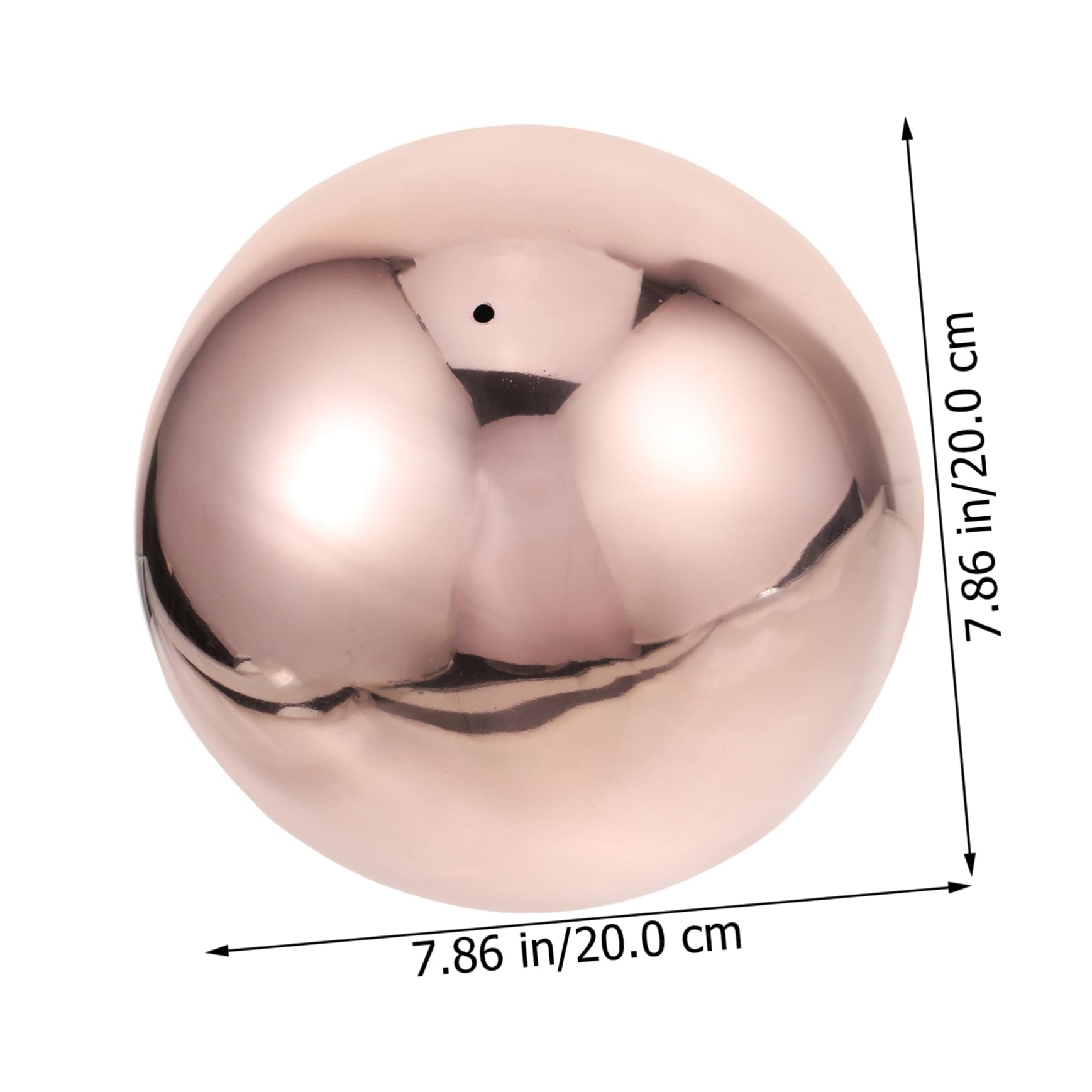 ifundom Sfera Decorativa da Giardino in Acciaio Inox, Palla Riflettente Lucida 304, per Esterni e Muro, Elegante e Resistente