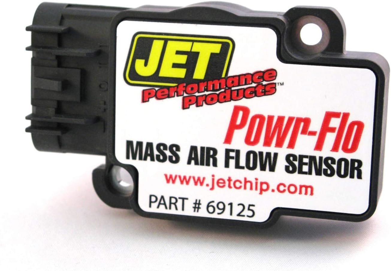 Jet Performance 69125 Powr-Flo Mass Air Sensor , Black
