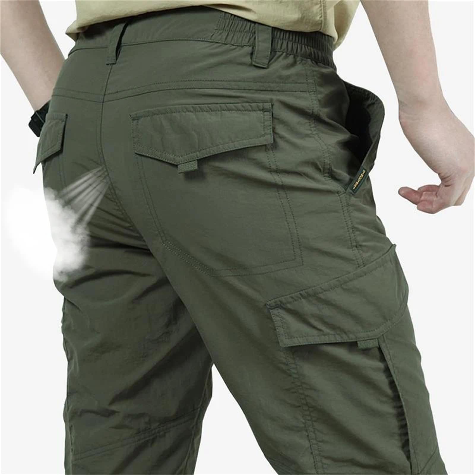 Hndudnff Militari - Pantaloni tattici da uomo, stile militare, con tasche multiple