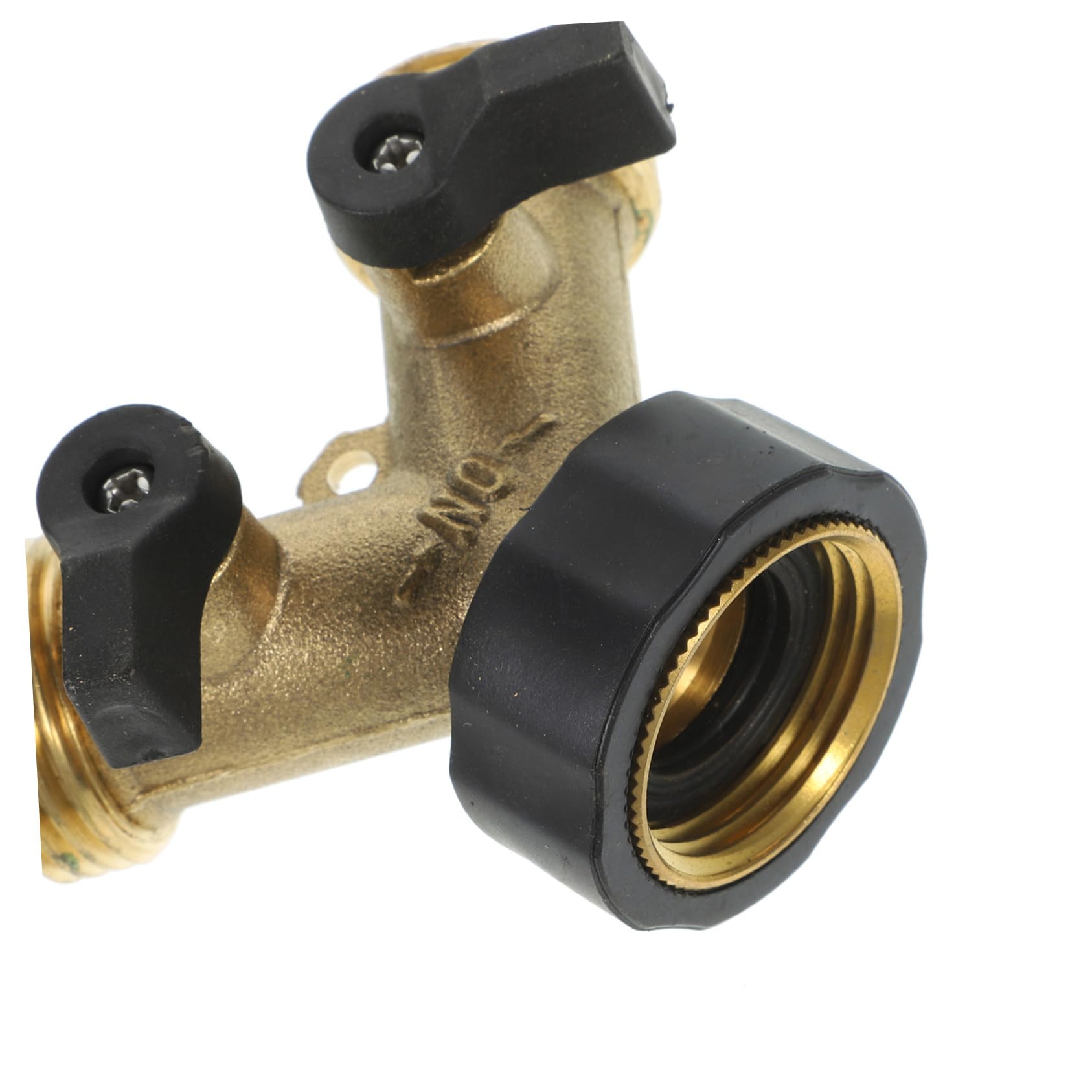 SUPVOX 2pezzi Sdoppiatore y per Tubo Flessibile da Giardino in Ottone Connettore Doppia Via per Tubo Flessibile Divisore per Rubinetto Accessori per di Ricambio per