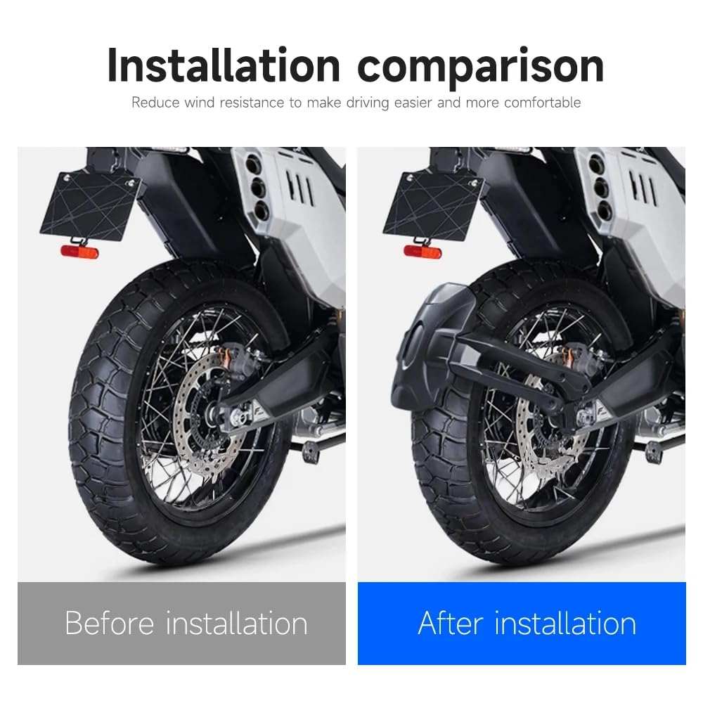Guardabarros Trasero Guardabarros Trasero Guardabarros Trasero Parasalpicaderos Protección Para ZONTES 703F 703 F Accesorios Para Moto