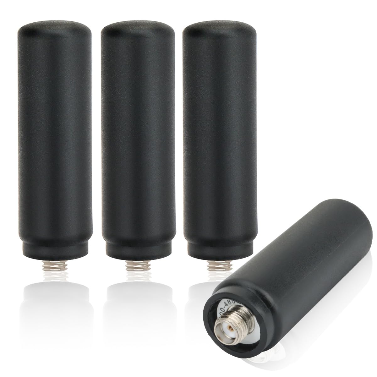Airiton Antenna Ham Radio Antennas UHF 400-470MHz Two Way Radio GMRS Antenna Replacement Walkie Talkie Antennas 2.28inch SMA Female for Baofeng BF-F8HP Pro UV-5R AR-5RM BF-888S(4 Pack)