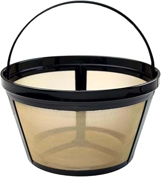 Blisshour Reusable Coffee Filter, fits Mr. Coffee 10-12 Cup Coffee Maker Coffee Filters for Mr Coffee Filter Basket 1 PCS