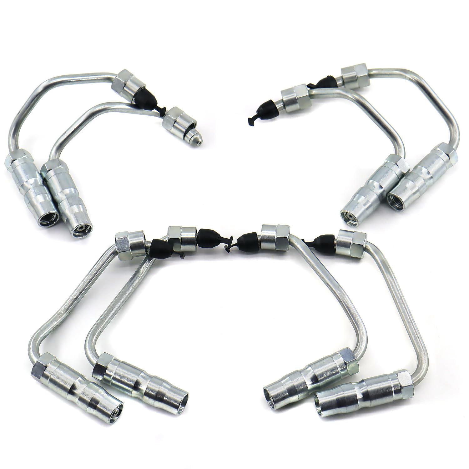8-PC Fuel Injector Line Set For 2001-2004 Chevy Silverado/GMC Sierra 2500HD/3500 With 6.6L LB7 Duramax Diesel