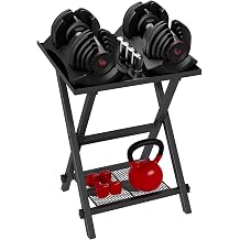 Hongtamoya Foldable Dumbbell Stand Rack for Adjustable Weight up to 264 lbs