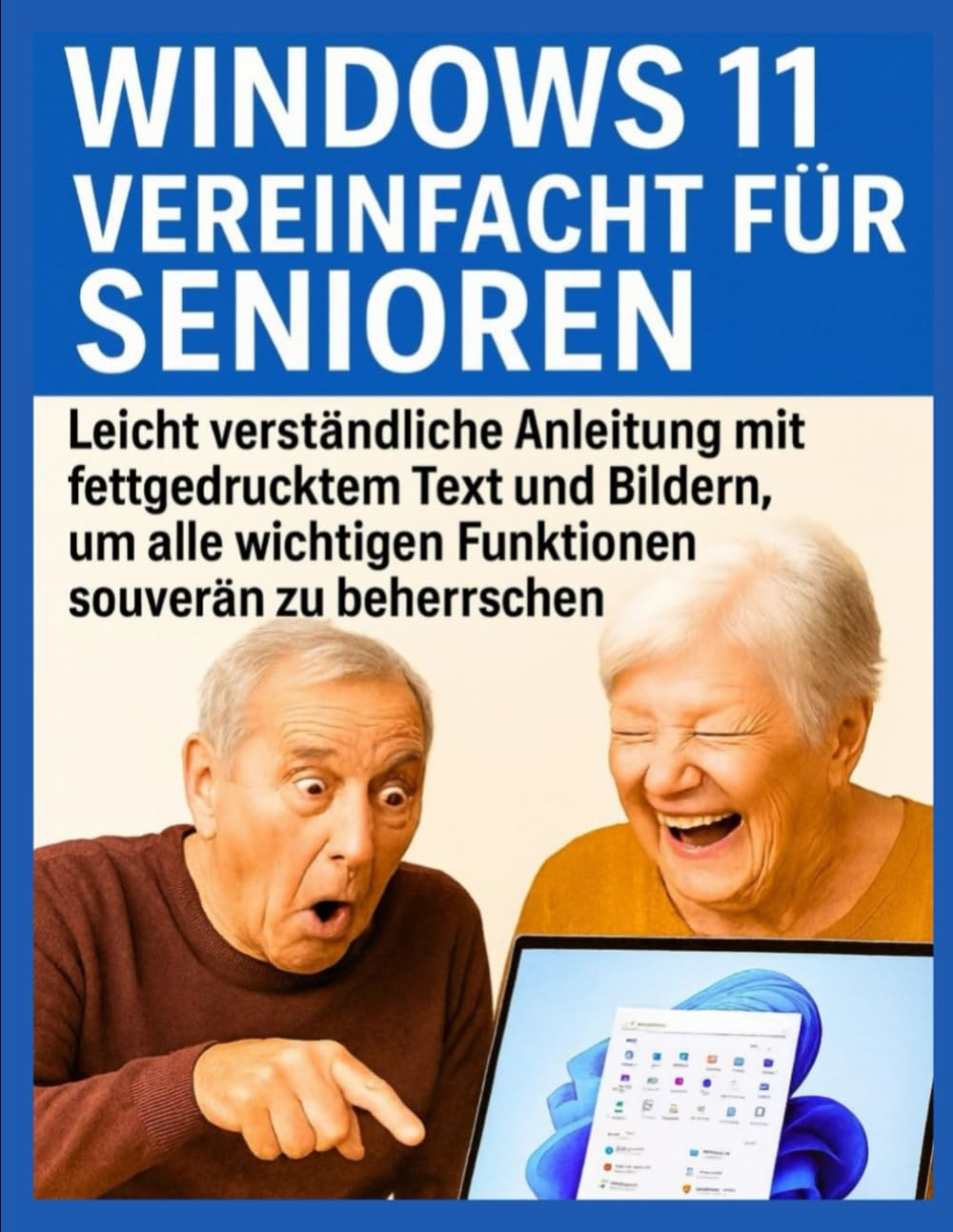 Windows 11 vereinfacht für Senioren: Leicht verständliche Anleitung mit fettgedrucktem Text und Bildern, um alle wichtigen Funktionen souverän zu beherrschen.