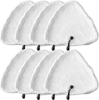 Gudotra 8 Pezzi Panni per Scopa a Vapore Lavabili in Microfibra Ricambio per H2O 4164 X5