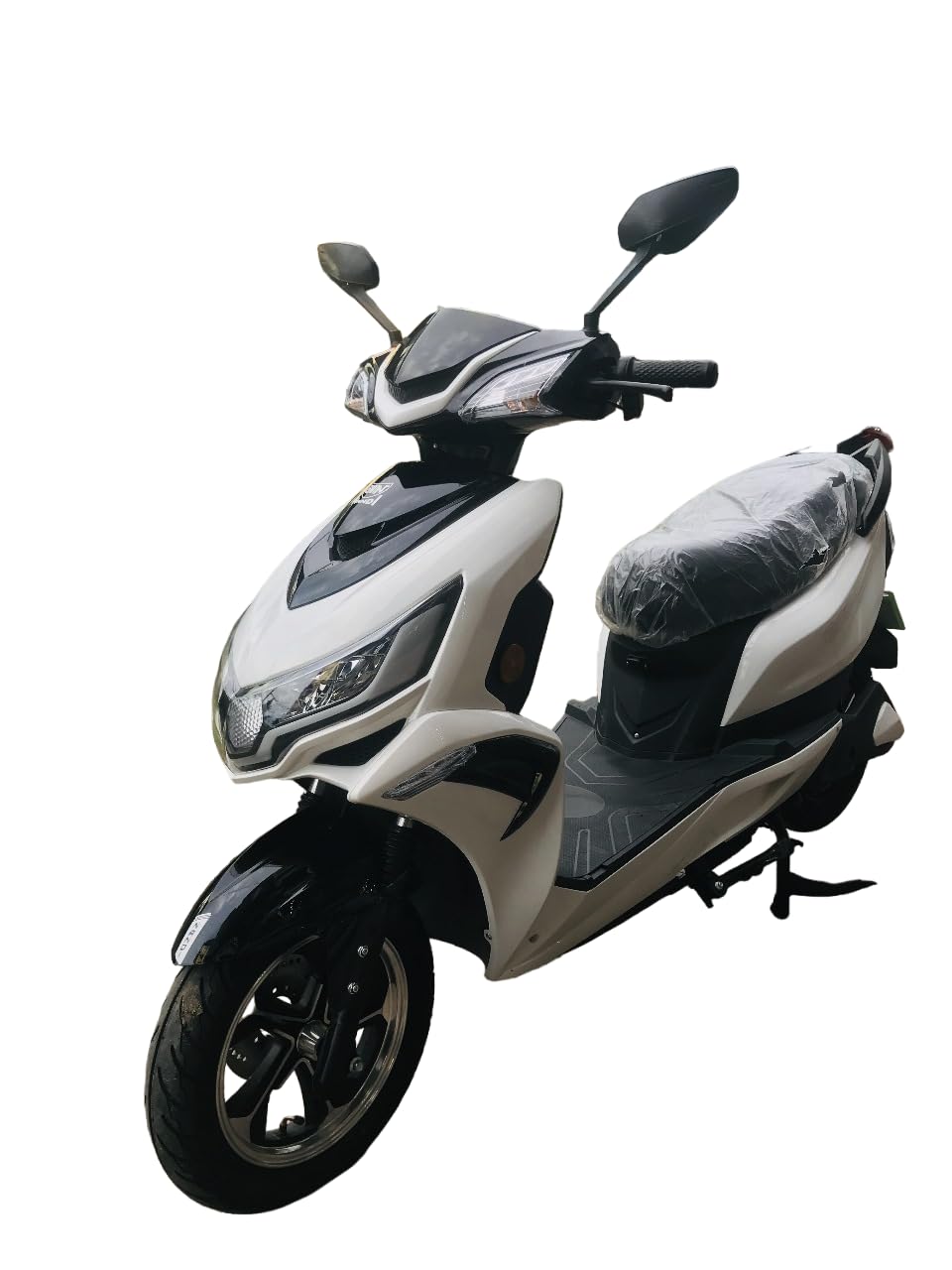 BMN Nandi ECO 10 Electric Scooter with Portable Rechargeable Battery | No RTO Registration or DL Required | 90-100 kms Range Comfortable Seat E-Bike (Battery - 72 V)