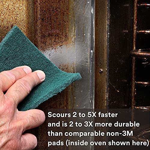 Scotch-Brite Scouring Pad 96, 60 Pads, 6” X 9”, General Purpose Cleaning, Food Safe, Non-Rusting, 20 Pads/Box, 3 Boxes/Case #TOP4
