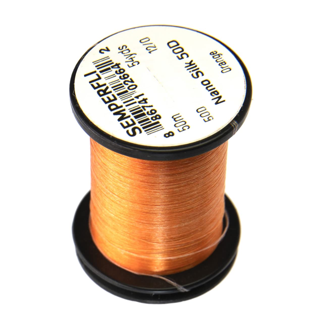 Semperfli Nano Silk 50D 12/0 Fly Tying Thread (Orange)