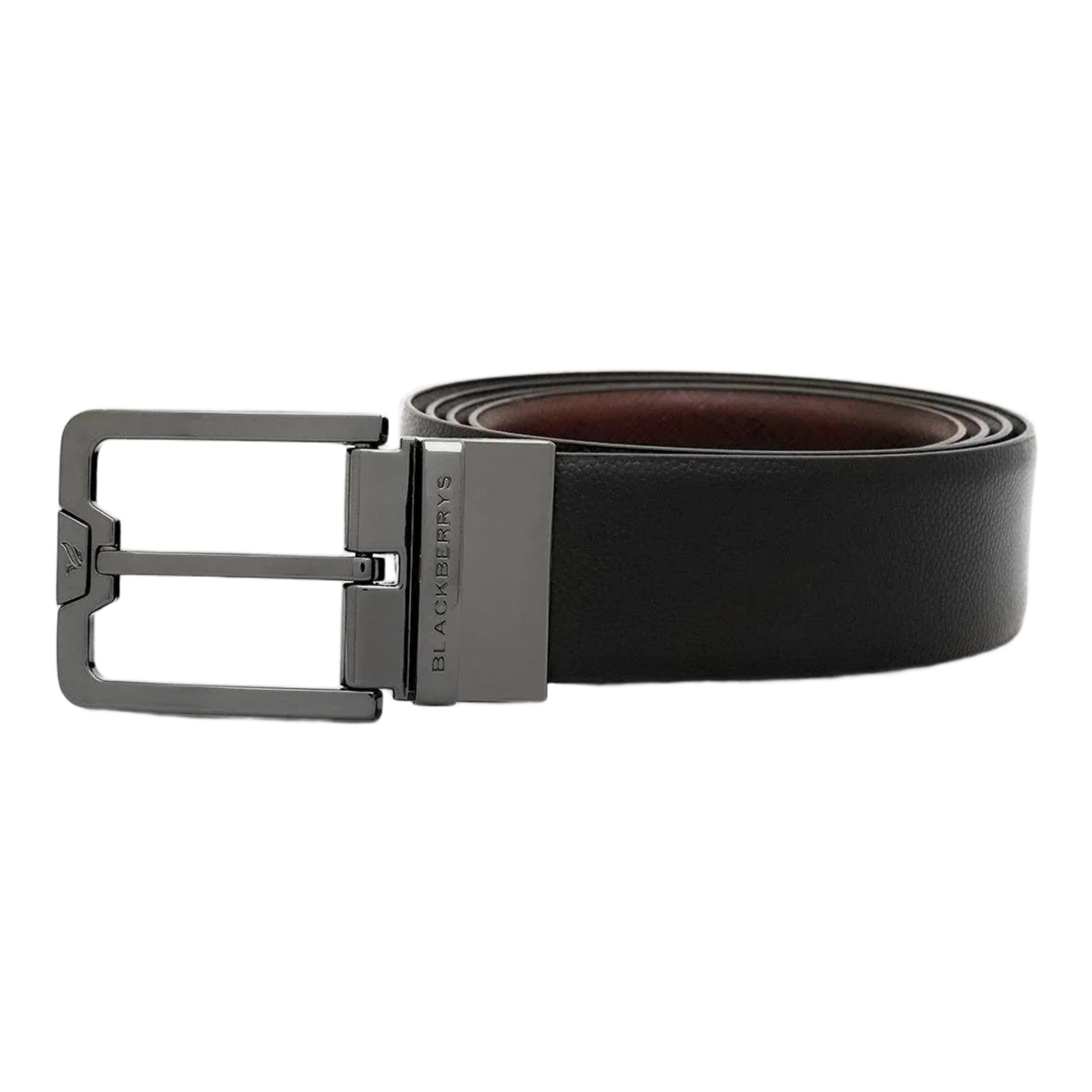 blackberrys Men'S Black Textured Classic Belt-picture-21