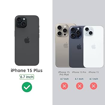 Amazon.com: Arae Compatible with iPhone 15 Plus Case with