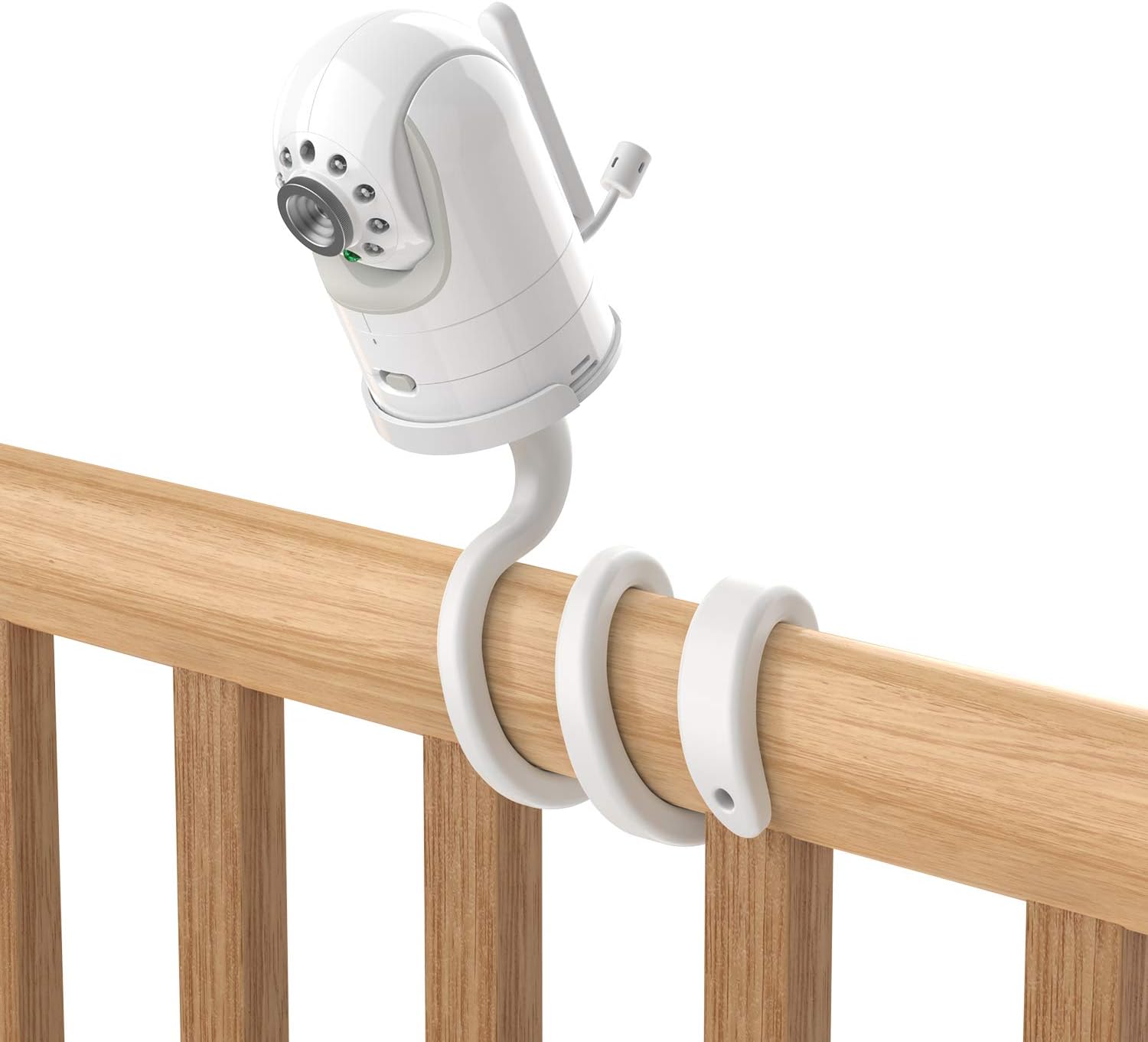 Flexible Mount for Infant Optics DXR-8 and DXR-8 Pro Baby Monitor,720p, White