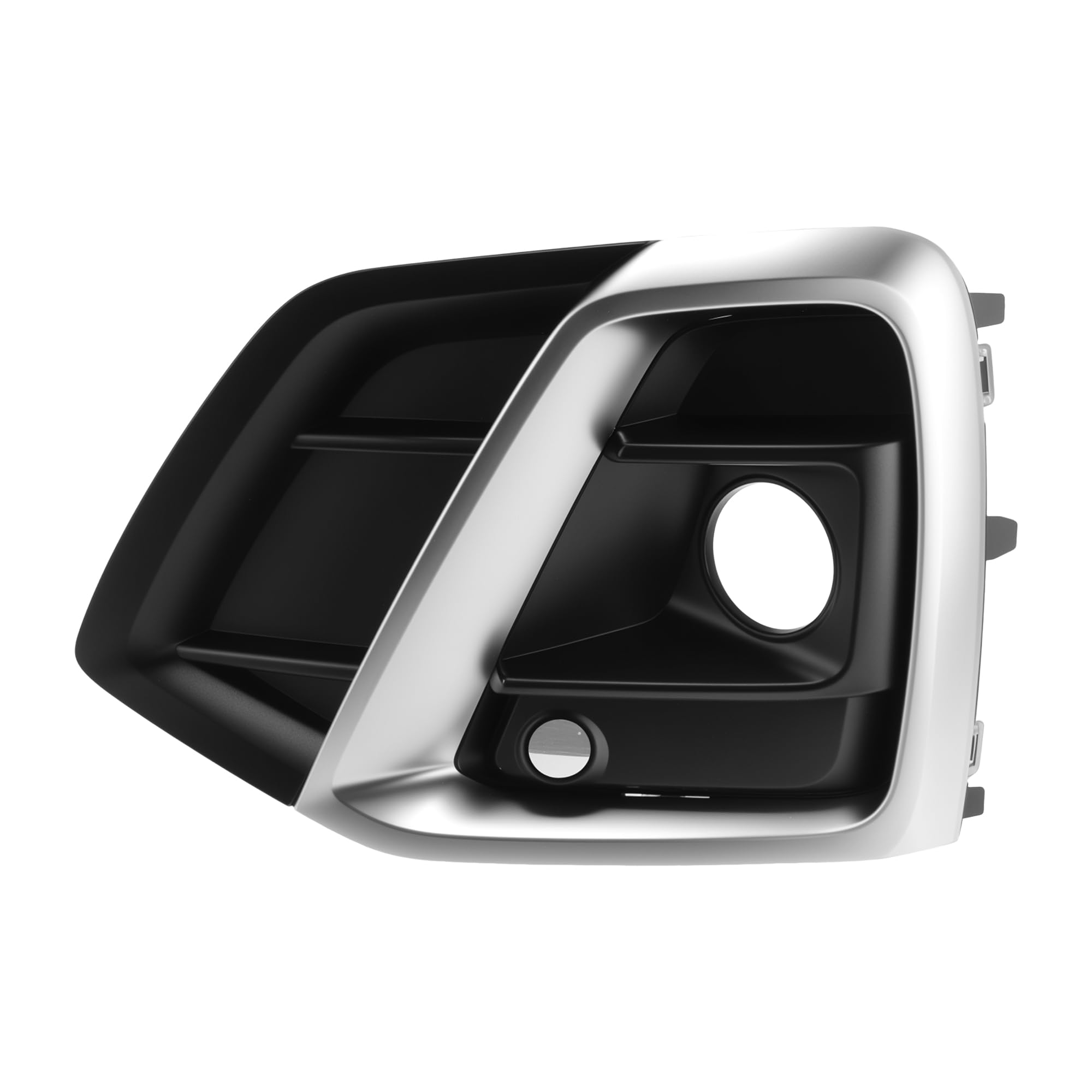 Photo 1 of ACROPIX Fog Light Grille No.80A807679AGCOX/AU1038162 Front Lower Bumper Fog Light Cover Inserts for Audi Q5/Q5 E 2021-2024 S-Line Black Silver Tone ABS 1 Pcs