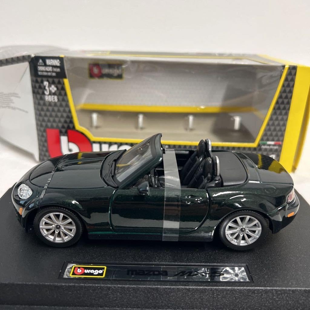 Amazon | burago 1/24 MAZDA MX-5 Green ブラーゴ マツダ Roadster