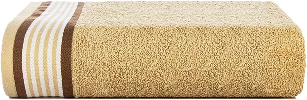 Casa Copenhagen Juego de Toallas He & She de 6 Piezas, Marrón + Beige, 550 g/m², 2 baño, 2 Mano, 2 paños, diseñado en Dinamarca con algodón Egipcio para baño, Cocina y Ducha.