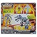 Marvel Mech Strike Mechasaurs, 4.5-Inch Ultron Primeval with T-R3X Mechasaur Action Figures, Super Hero Toys for Kids Ages 4 and Up