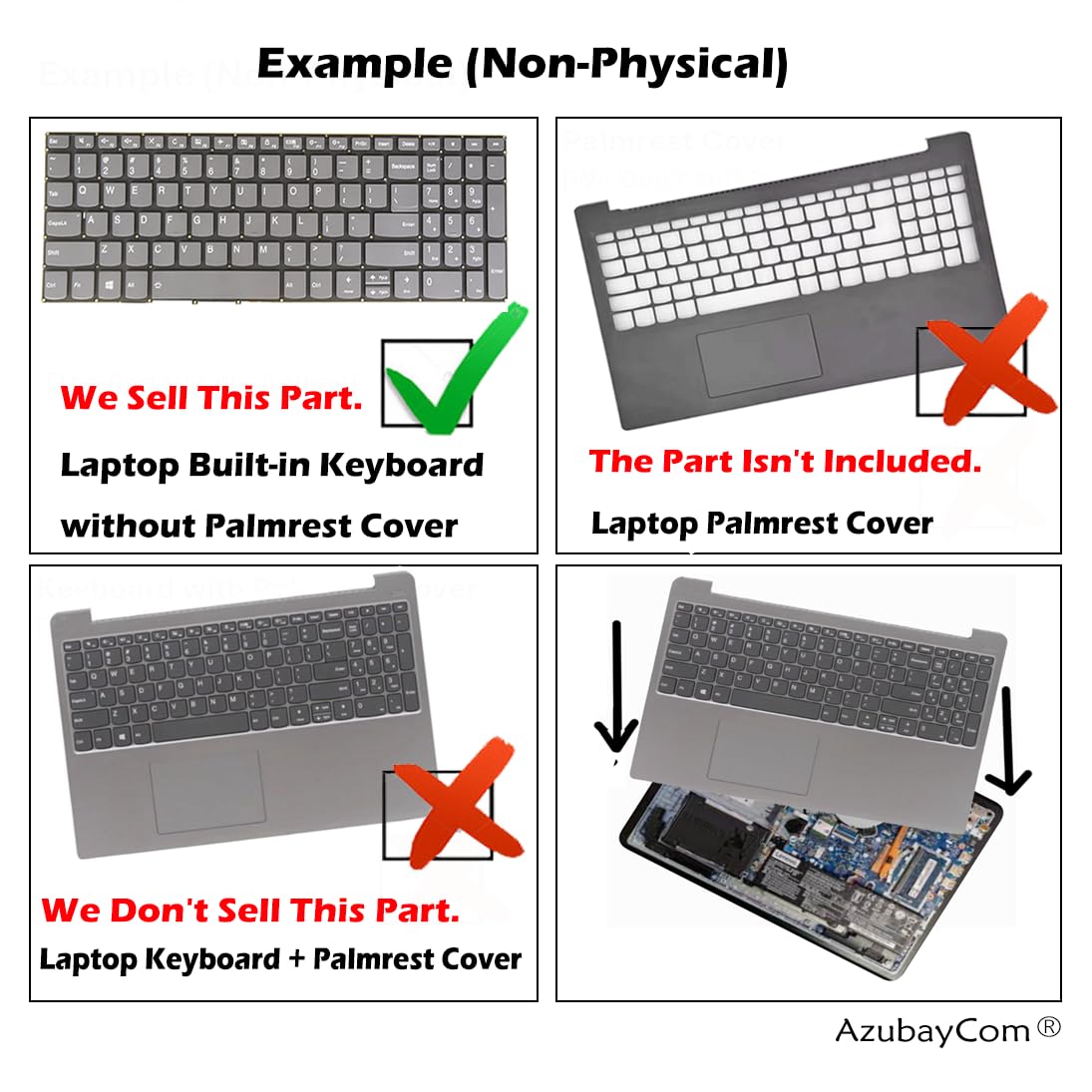 Amazon.com: AZUBAYCOM US English Layout- Laptop Keyboard for Acer