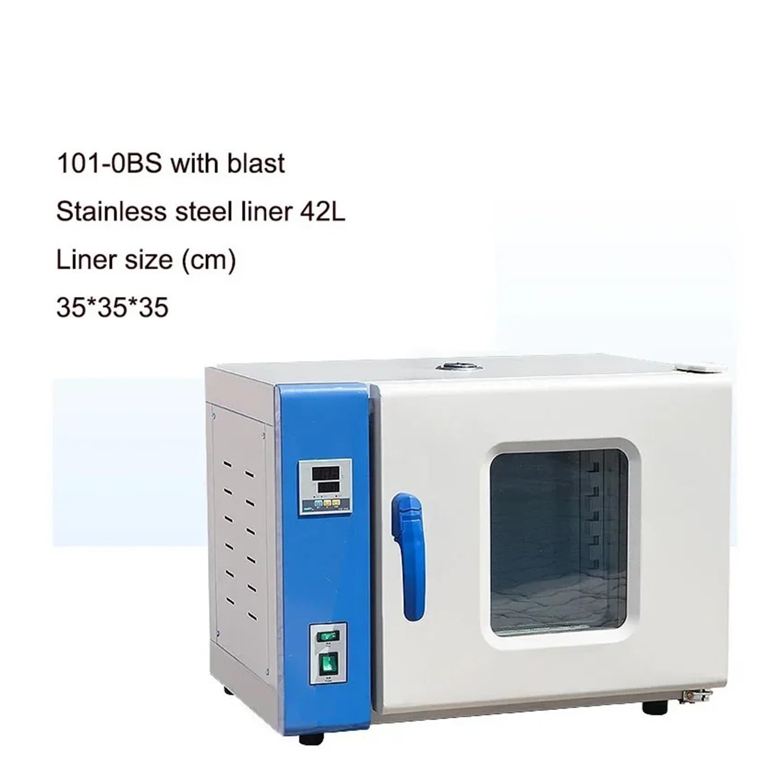 Equipo De Prueba Alta Temperatura Eléctrico 42L, Unidad Secado Por Chorro Industrial Laboratorio Con Control Constante Control Preciso De La Temperatura