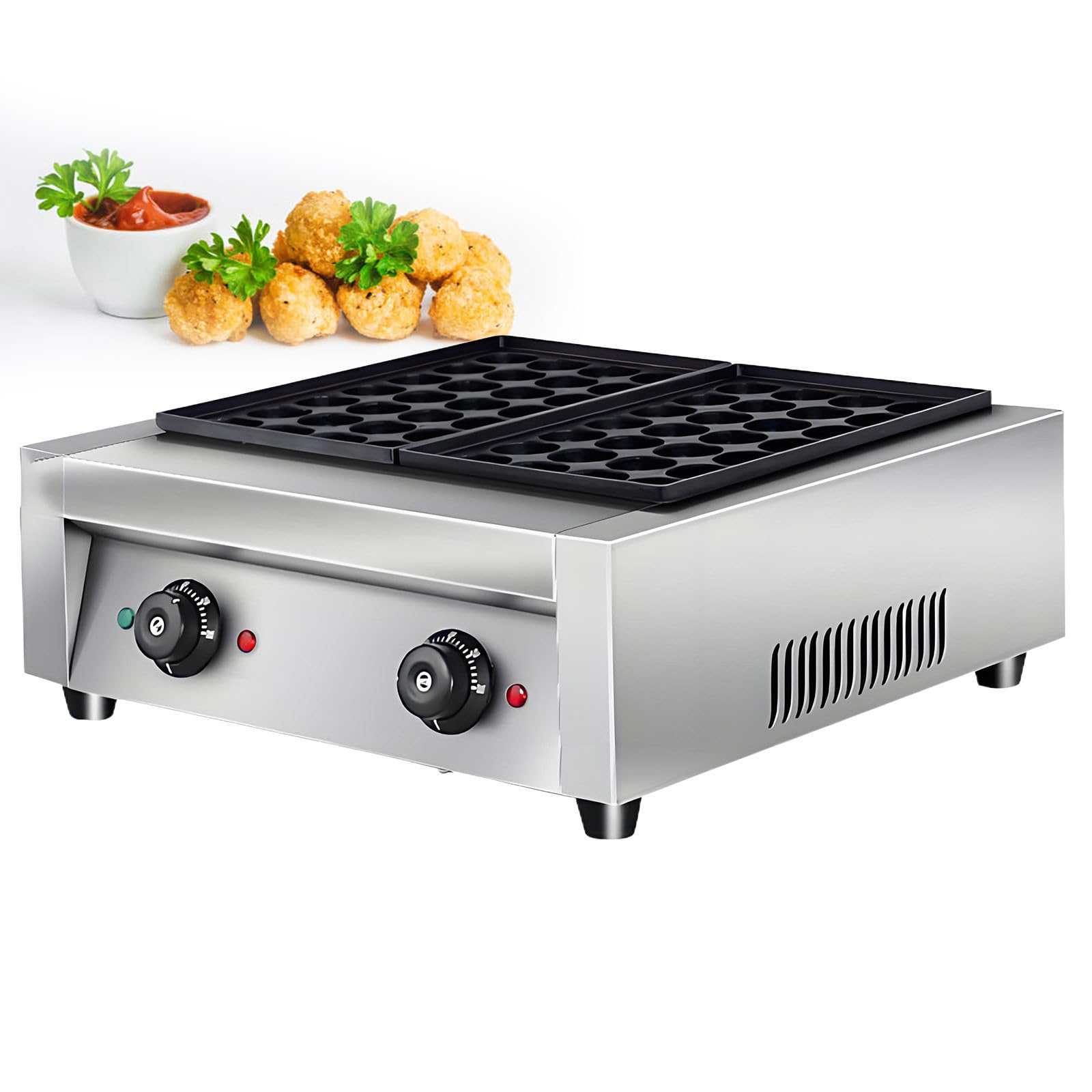 Mini crêpière hollandaise, gaufrier à Muffins, Appareil à dorayaki antiadhésif, Machine à Mini-crêpes pour la Maison, la Cuisine, Les Restaurants, Les goûters et Les dess,B