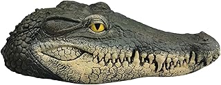 No Branded Alligator Head Decoy Pond Float Giant Look Decoy Water Floating decoration for head for art Drives Ducks , style 2