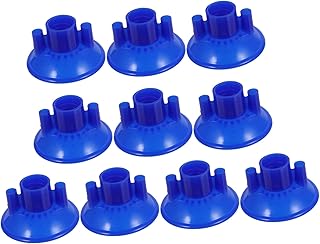BESTOYARD 10 Piezas De Clips De Repuesto Para Cabezal De Fregona Desmontables, Abrazadera Para Mango De Fregona, Accesorios, Piezas De Mango Para Reemplazo De Cabezal, Color Azul