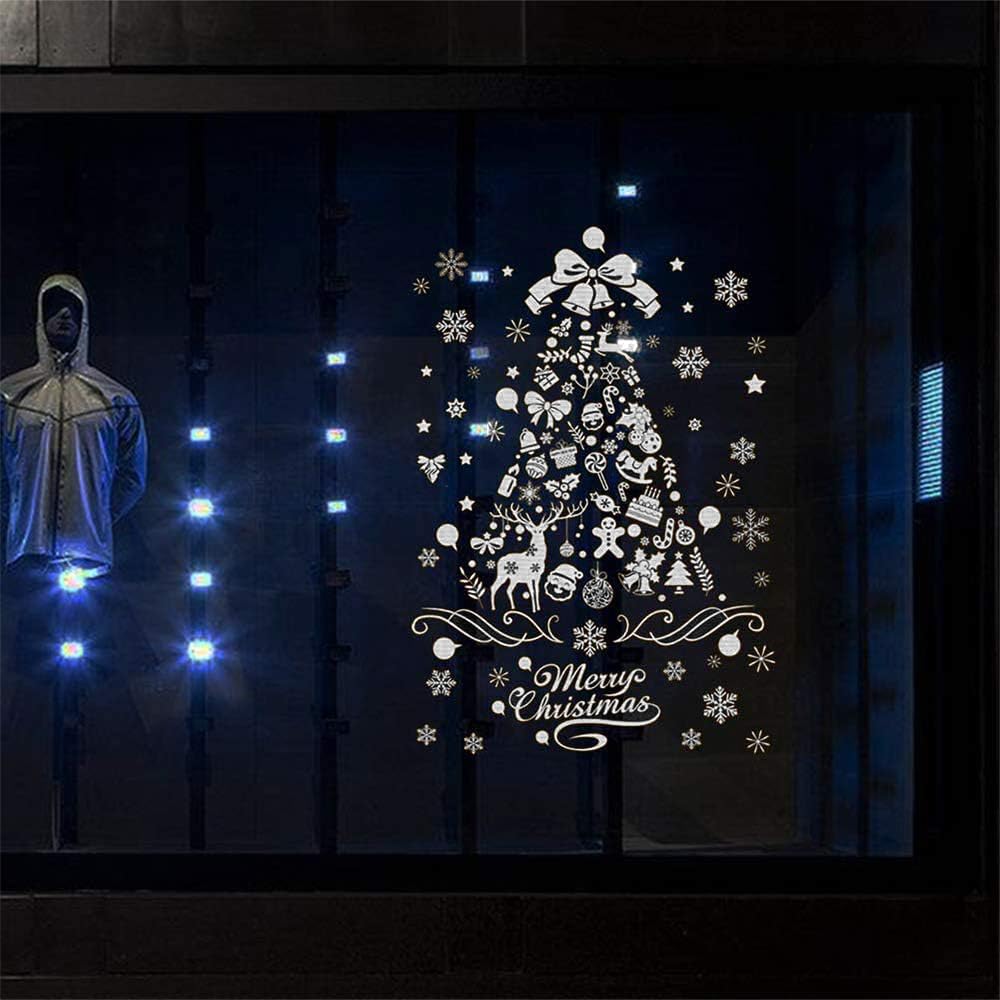 Adesivi statici extra large per alberi di Natale, adatti per vetri, finestre, porte e vetrine | Leroy Merlin
