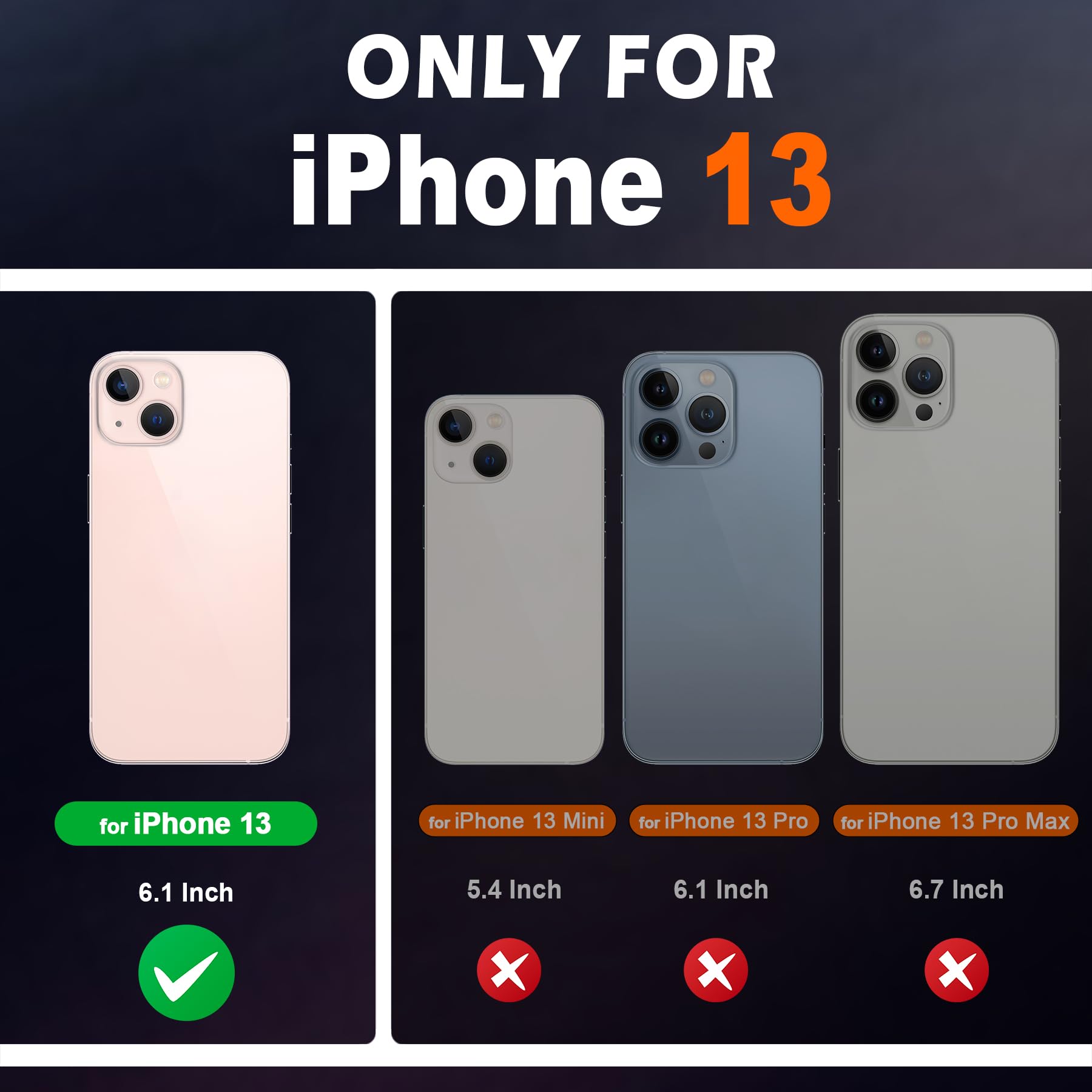 SHIELDON Funda Compatible con iPhone 13, Carcasa Cuero Genuino para iPhone 13 con Cáscara de TPU, Soporte Plegable, Bloqueo RFID, Funda Tapa Libro para iPhone 13(6.1"), Retro Marrón