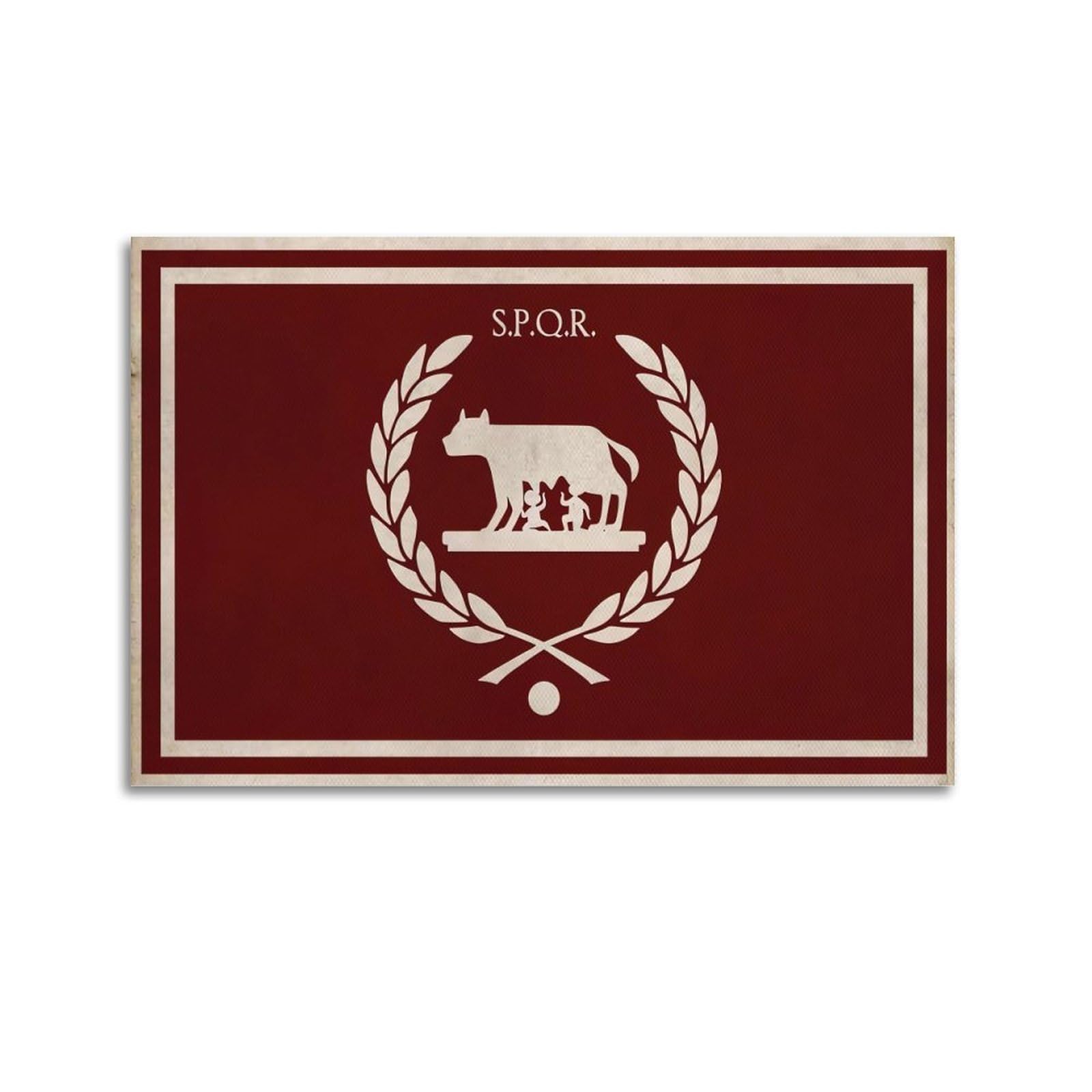 Altuy Flag Poster Banner Of The Roman Nation Decorative Painting Canvas Poster 24X36inch(60X90cm)