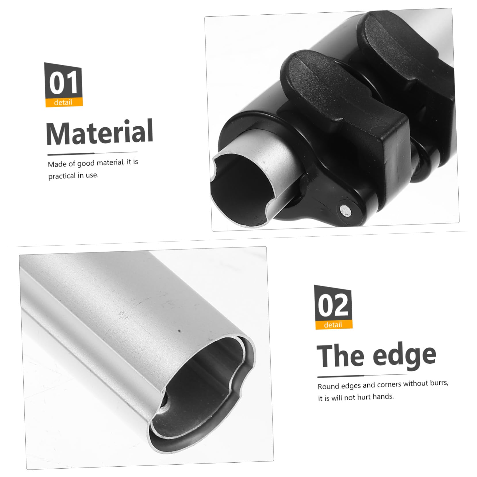 GAROZATION Telescopic Rod for Clothes Steamer Clothes Drying Rack Rod Versatile Attachments for Garments and Towels Easy Installation