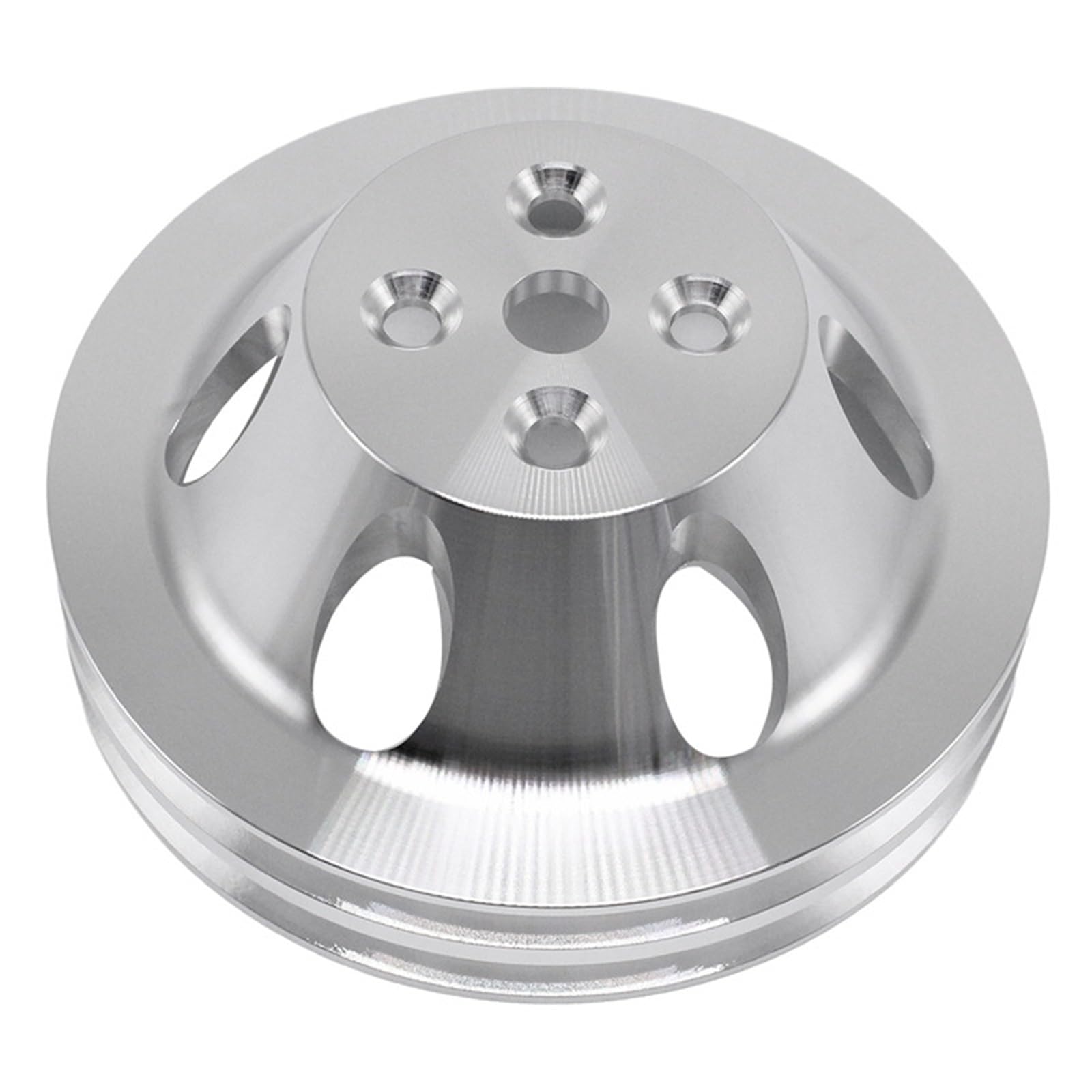 Aluminiowy Stop Pasujący Do Chevy SWP BBC 396 454 Podwójny Rowek Koła Pasowego Pompy Wodnej Big Block 2 Groove Krótki Pompa Wodna