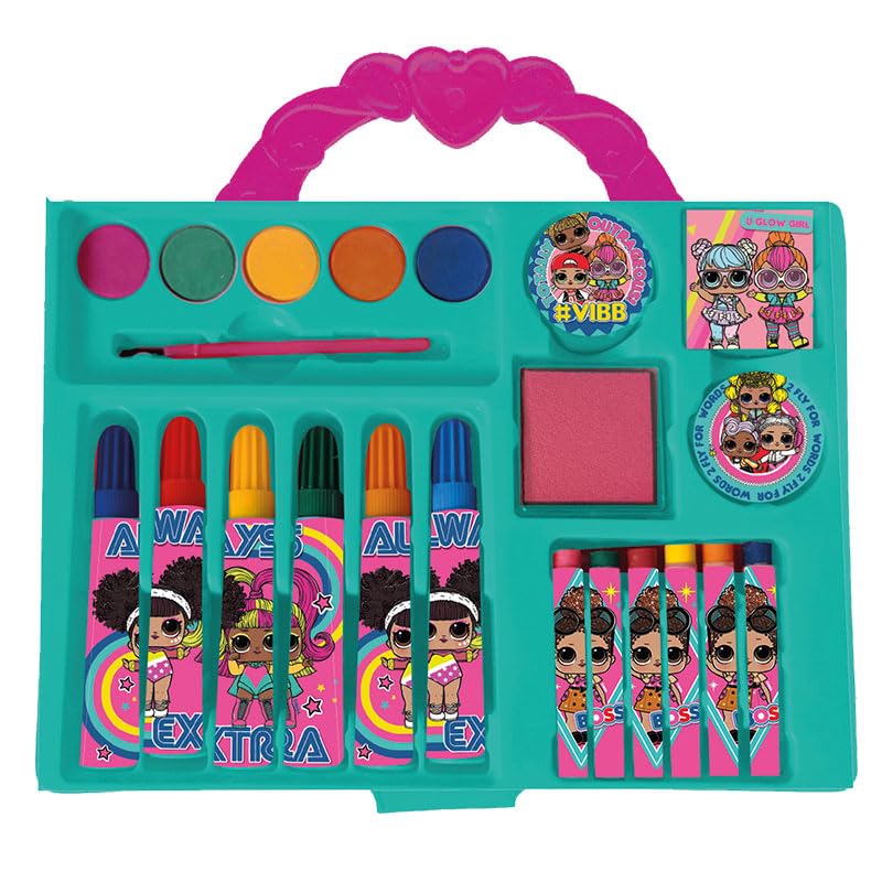 Toyng Kit de Pintura LOL Surprise: Maleta para Criar e Colorir (A