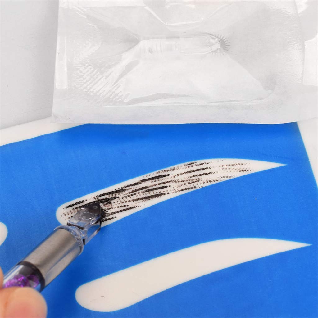 6pcs/set Roller Eyebrow Needles Eye Brow Blades Makeup Tool Purple| Other Tattoos & Art| Art |Health Beauty-picture-20