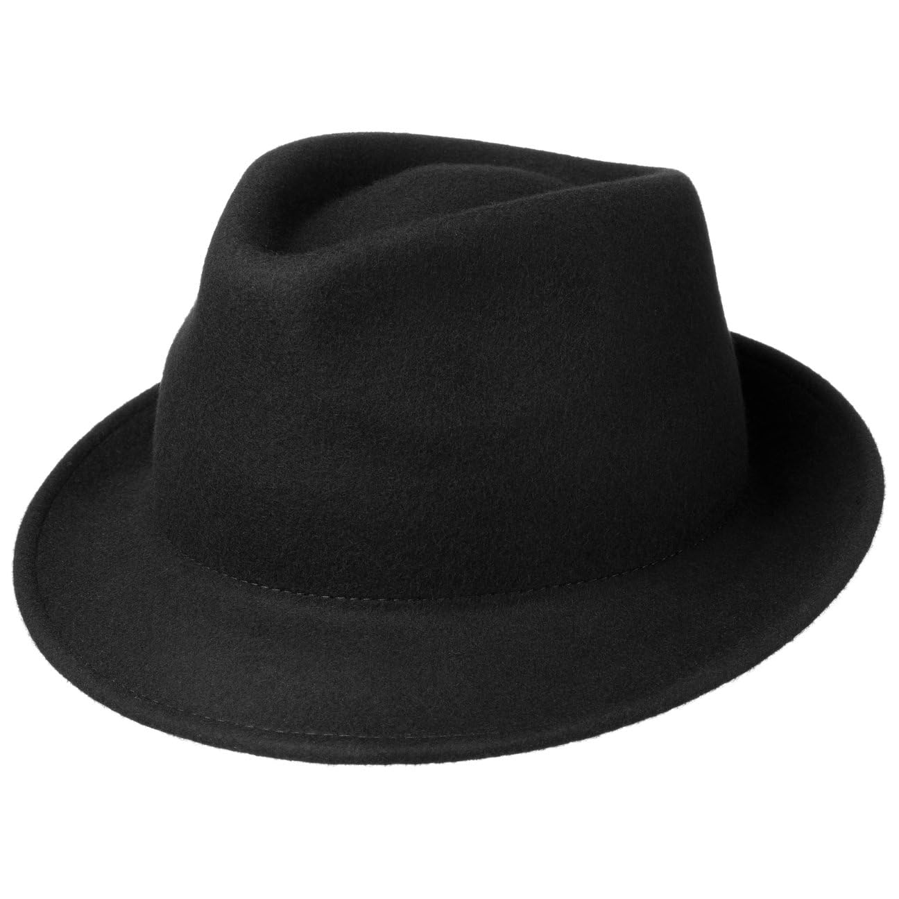 LIPODO Trilby kapelusz filc welniany Wyprodukowano we Wloszech Unisex Jesien Zima
