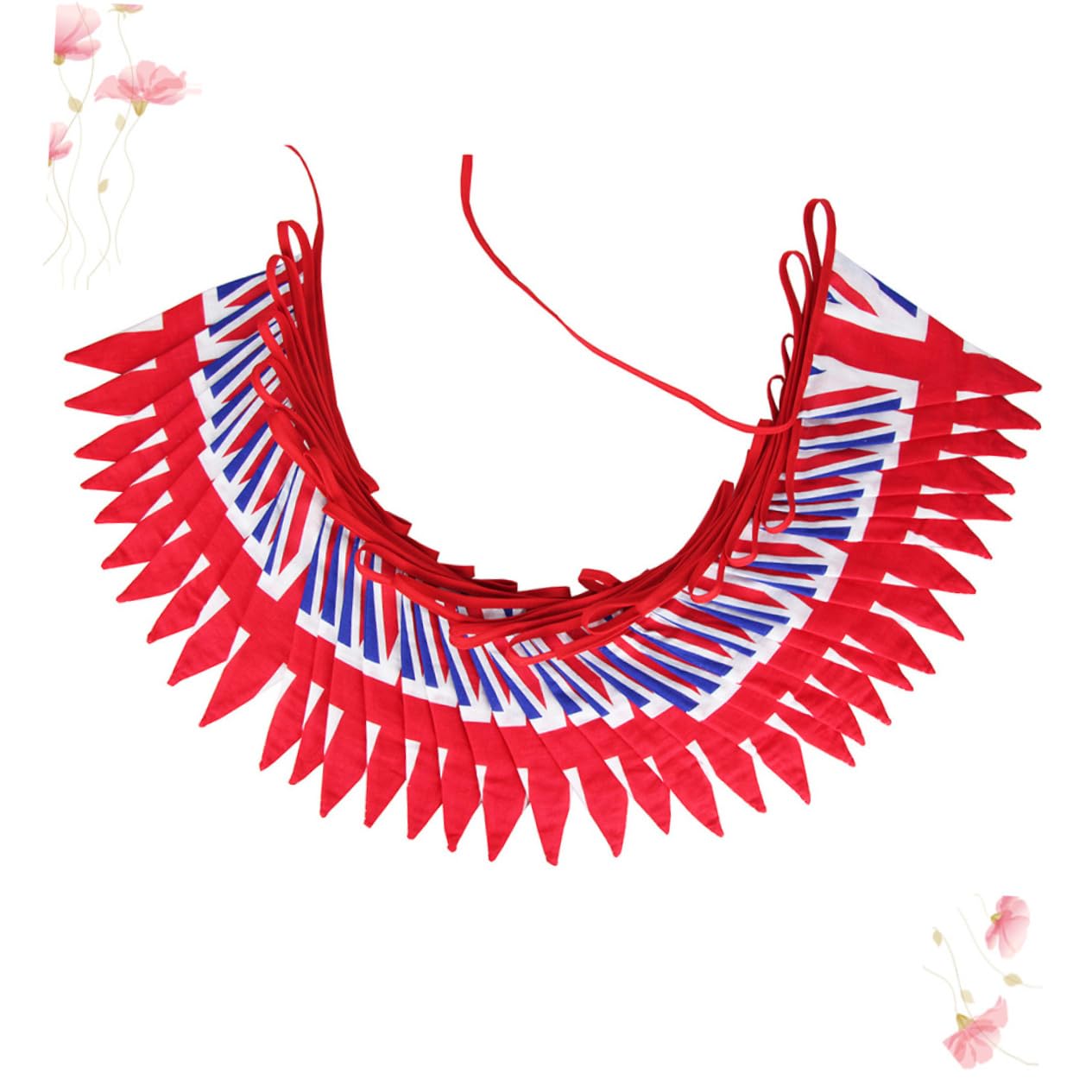 ifundom 2piezas Banderín De Bandera Británica Decorativa Para Fiestas Al Aire Resistente y Ligera Para Eventos Patrióticos y Celebraciones Jardines o Patios