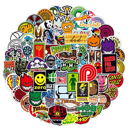 HAOZH Tide Brand Graffiti Stickers Guitar Skateboard Pegatinas Personalizadas Logotipo de la Marca Maleta Maleta Pegatinas 100 Hojas Cover