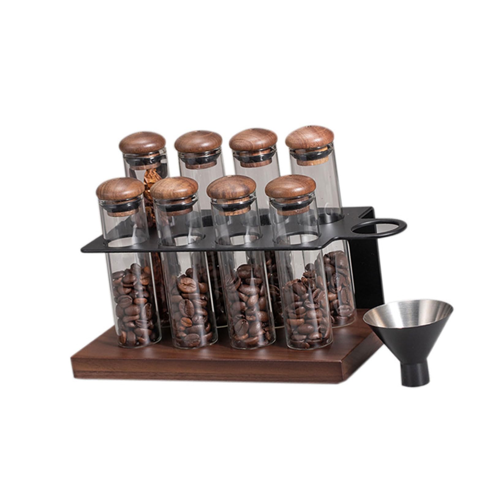 APGLSXY Natural Wood Coffee Storage Canister with Valves for Freshing Preservation and Portable Kitchen Organization Wood Jar