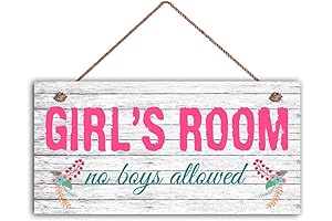 Girl's Room Sign: A No Boys Allowed Zone