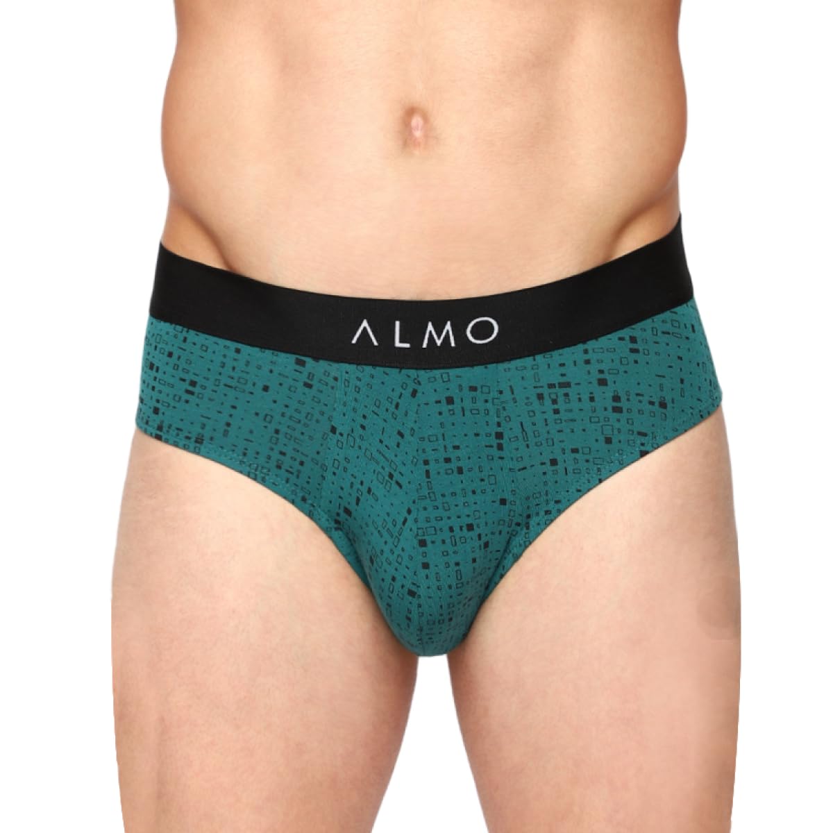 ALMO Men's Underwear Micromodal Brief | Sweat Absorbent, Anti-Microbial, Stretchable Underwear for Men | Print Collection