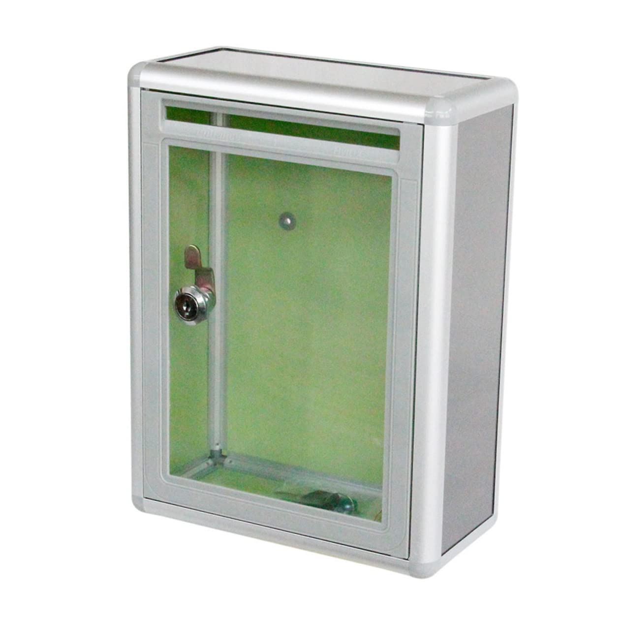 Cabilock 1pieza Buzón De Sugerencias Acrílico Transparente Caja De Quejas Pequeña Para Oficina y Hogar Instalación Pared Capacidad Amplia Para Documentos y Correspondencia