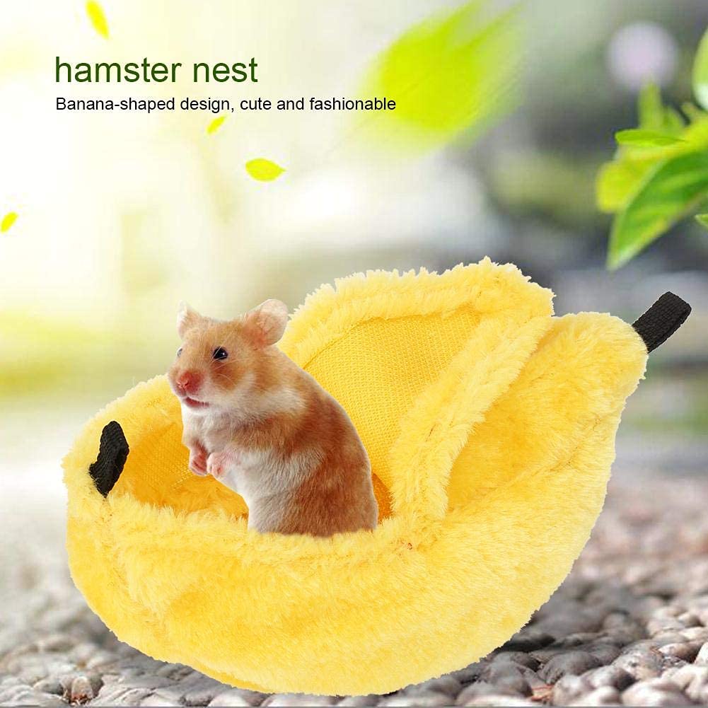 Hamster Hängeschaukel In Bananenform - Kuschelnest Für Kleintiere