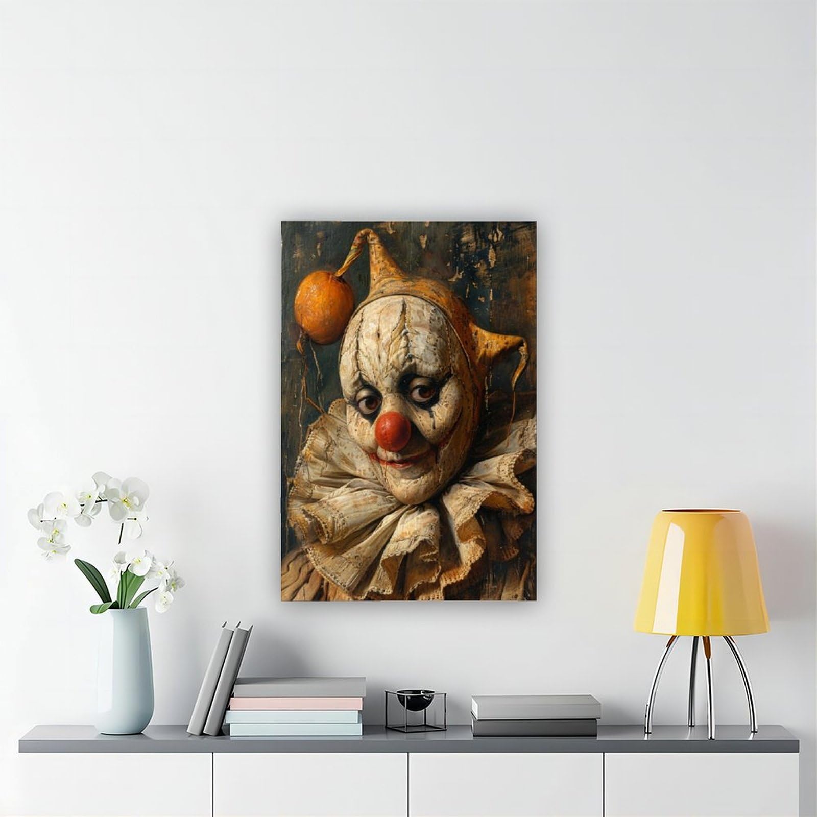 Commedia Dell' Poster su tela da parete, stampa artistica da parete, 60 x 90 cm