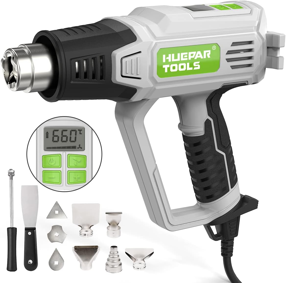 Bosch Professional Heat Gun GHG 2366 (230V, 2.300 W, incl. Glass Protection Nozzle 75 mm