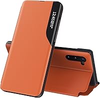 Vista 17 de Funda para Samsung Galaxy Note 9 - Clear View Funda de piel con función atril - Magnética - A prueba de golpes - Mujeres y hombres - Verde