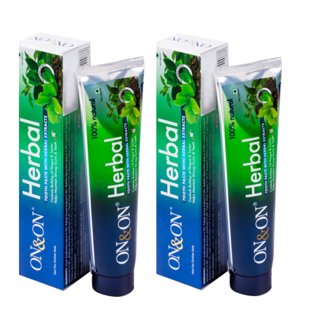 Herbal Natural Toothpaste, Pack of 2-image-8