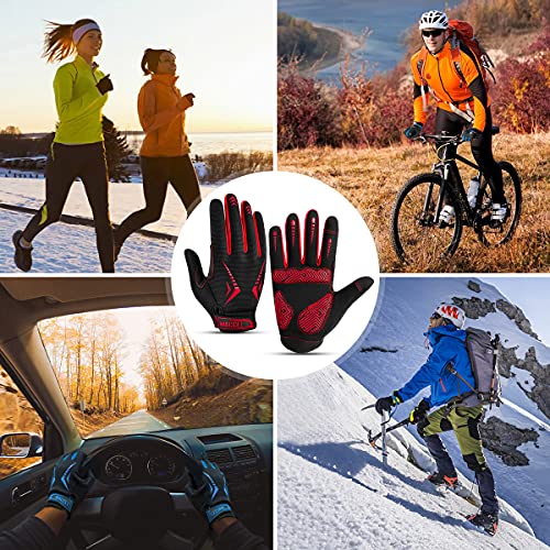 WACCET Guanti MTB Uomo Donna, Guanti Bici Lunghi